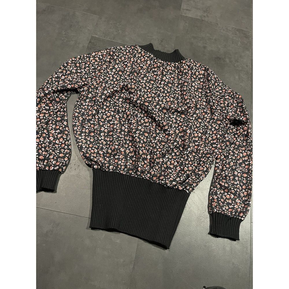 NWT Kay + Jay Floral print long sleeve blouse women's size S D-59 - Picture 6 of 10